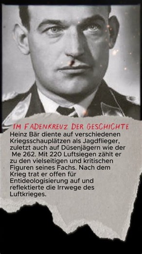 ▶️ 220 Luftsiege, aber kein Held: Warum dieser Me-262-Pilot mit dem Regime brach #bildung