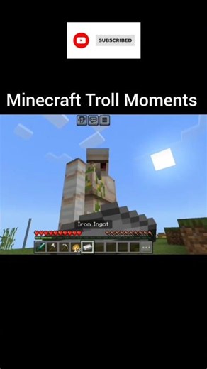 Minecraft Troll Moments 😎😂👿🔥⚡ #minecraft #like #gaming #shorts #subscribe #viral #trending #views