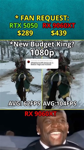 RX 9060 XT vs RTX 5050 — Worth paying more? FAN REQUEST 261