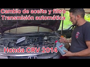 How to Change Automatic Transmission Fluid and External Filter on a 2014 Honda CRV