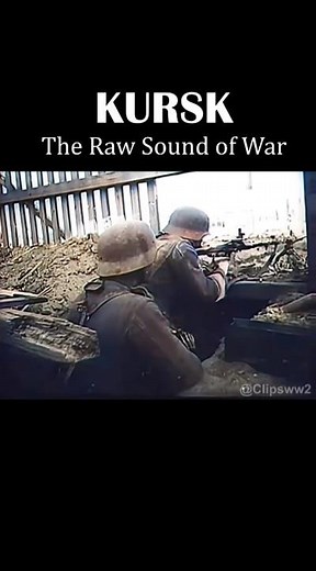 Rare WW2 Footage: Battle of Kursk | Only Sound, Colorised #ww2 #military #army