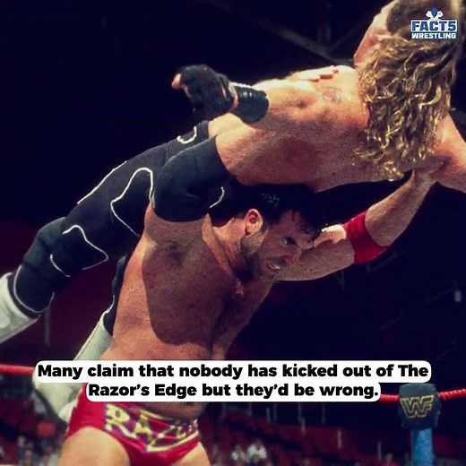 The Only Wrestler To Kick Out Of The Razor's Edge... #shorts
