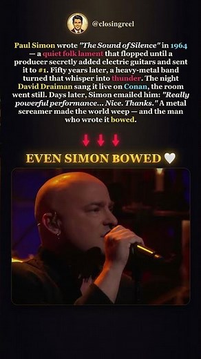 From folk to metal: The Sound of Silence evolution #disturbed #rock #shorts