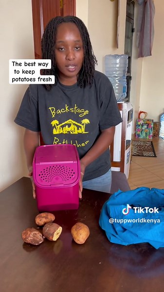Efficient Potato Storage with Tupperware Potato Smart - 100 Days of Tupperware Day 28