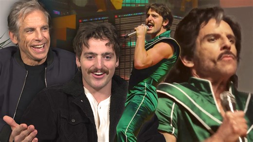 Benson Boone and Ben Stiller are teaming up for an Instacart Super Bowl commercial, and ET is on set to watch them transform into brothers. | Entertainment Tonight