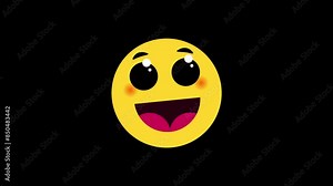 emotion, expression, facial expression, cheerful, facial expressions, smile face, emoji, expression, smile emoji, happy emoji, emoji smile, laughing smile emoji icon loop Animation video transparent