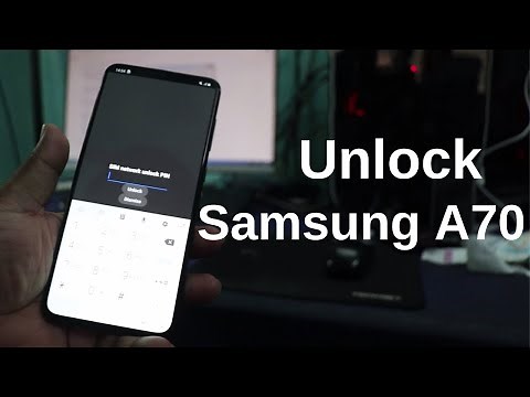 How to Unlock Samsung Galaxy A70 with Unlock Code Reading from Phone Get SIM Network Unlock PIN