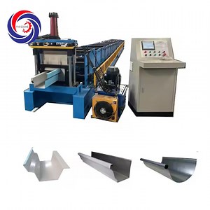 [Hot Item] Customized Fully Automatic Downspout Forming Machine Rain Water Gutter Machine