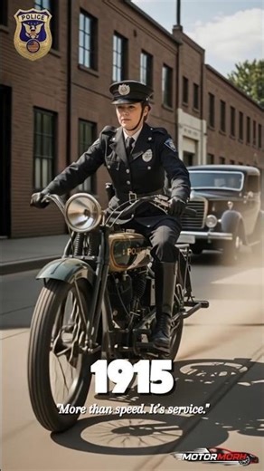 USA Police Bikes Evolution 1908–1979 🚨 | From Patrol to Power #shorts #bike #evolution