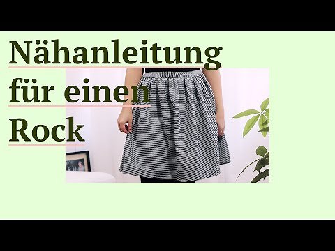 DIY | Nähanleitung für einen Rock ohne Schnittmuster