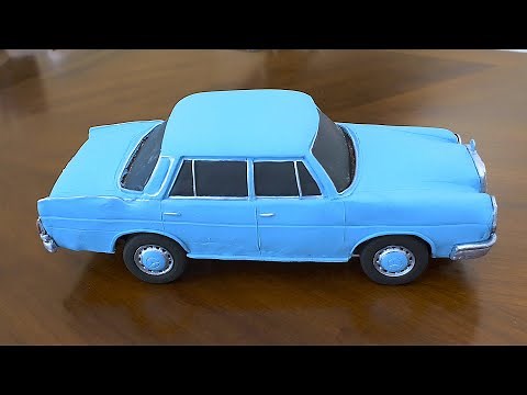 Mercedes Car Cake Tutorial - How to make a Car Cake
