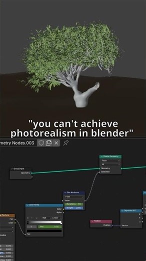 Comment "Tutorial" if you want to know how to make this 🔥 #blender #blendertips #geonodes