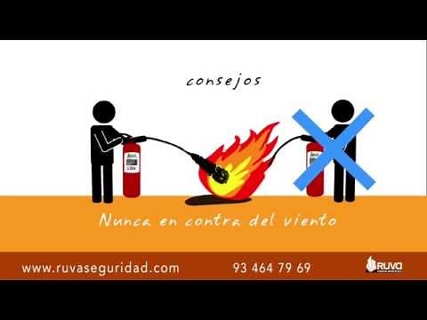Como usar un extintor