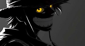 Dark Silhouette Monkey D. Luffy - One Piece Live Wallpaper