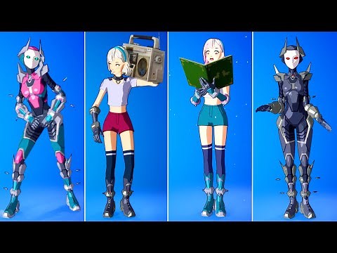 LEXA Skin with Best Fortnite Dances & Emotes! (Mashed Potato, Boomin', Sing Along) [Season 5]