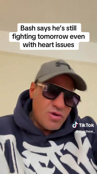 Was in hospital yesterday with heart problems and says he’s still fighting tomorrow 🙃