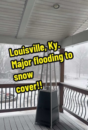 #weathertok #louisville #louisvillekentucky #kentucky #kentuckyweather #flooding #snow #strange #snowstorm #flood
