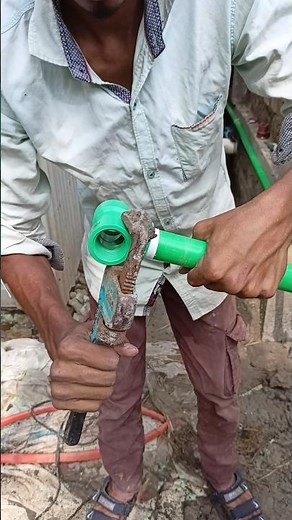 UPVC Threaded Pipe Fitting PRO TRICK! | NO LEAKS Guaranteed | Plumber Short