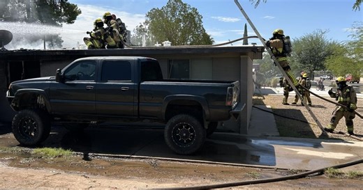 House fire in Tucson displaces five people and pets