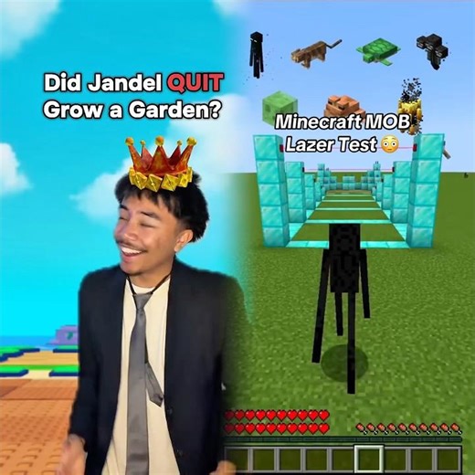 Did Jandel QUIT Grow a Garden! fr #shorts #viral