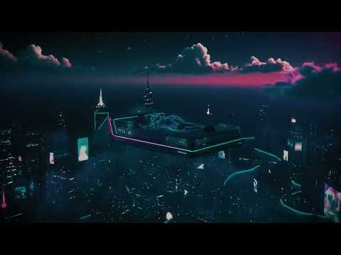 Floating Bed in the Sky 🌌 Deep Sleep & Calm Ambient Sounds | Relaxing Futuristic Dream