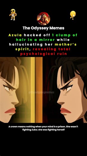 Princess Azula’s Mental Collapse Exposed During Violent Self-Mutilation Before Final Battle #avatar
