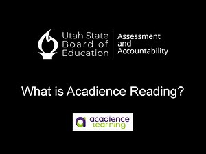 2025-10-2 | What is Acadience Reading | USBE