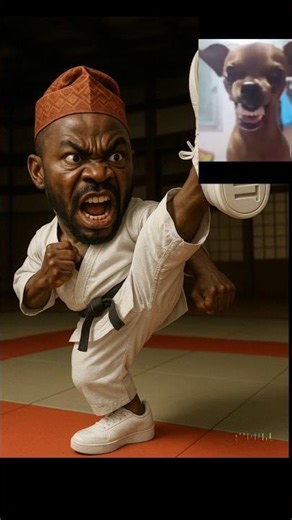 Funny Karate Fighter vs Dog 😂🔥 | Ultimate Comedy Reaction | #shorts #funny #memes #youtubeshorts