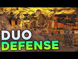 How a 10,000 Hour DUO Defends against an Alpha Tribe! - ARK PvP