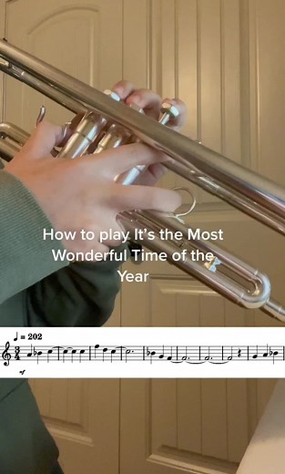 Learn to Play The Most Wonderful Time of the Year on Trumpet in B-Flat