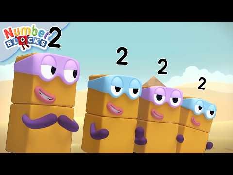 Double Trouble with Numberblock 2 | Learn to Count for Kids | Number Cartoon | Numberblocks