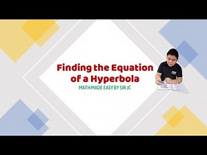 [PRECAL] Equation of a Hyperbola