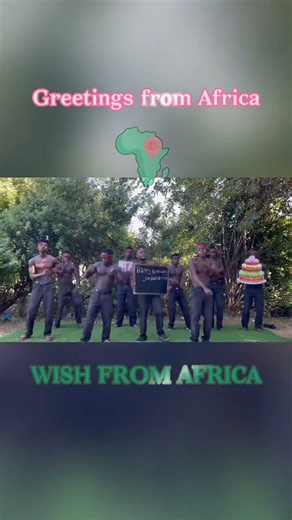African greeting video African birthday video Africans singing happy birthday greetings Africa