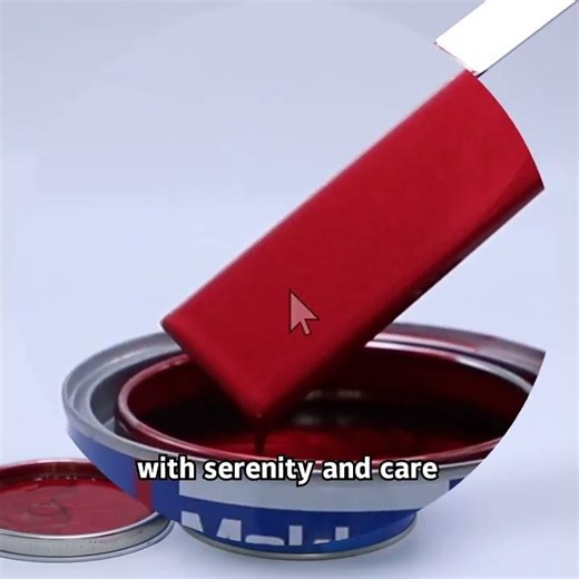 Glitter Red Silver Car Paint Long Lasting Shine