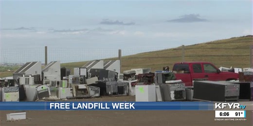 Free fall clean up week for Bismarck Residents at landfill