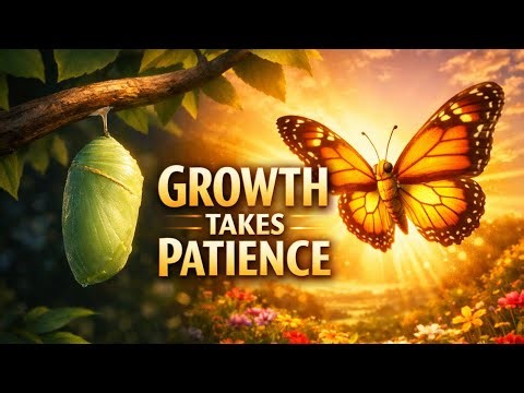 Growth Takes Patience | The Butterfly Story That Will Change How You See Struggles