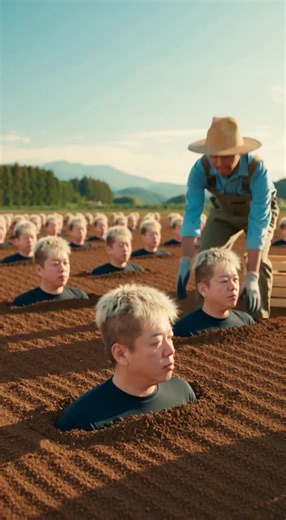 畑で大量に収穫されるホリエモン #ホリエモン #収穫 #ai