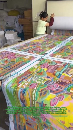 Amazing Best Quality Paper Printing in The Factory with High Precision Machine