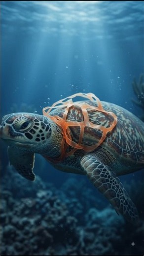 The ocean can’t wait. 🌊🐢 Every piece of plastic we drop becomes a trap for marine life.