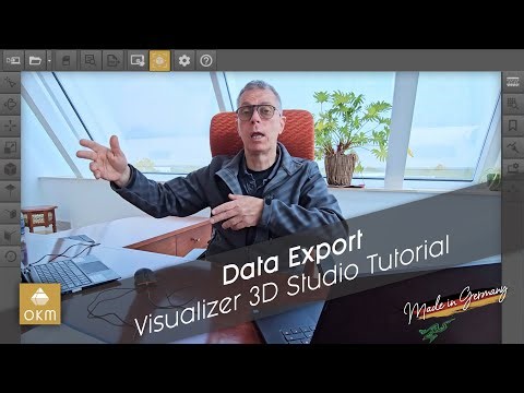 Data Export | Visualizer 3D Studio Tutorial with Expert Frank