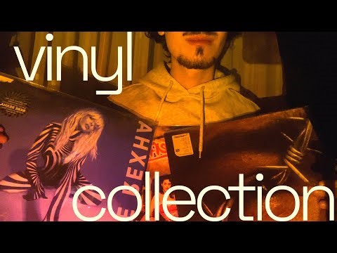 asmr | full vinyl collection show & tell with lots of tapping and whispering