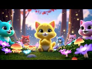 Colorful Cat for Kids – Learn 5 Fun Colors with Cute Kitty