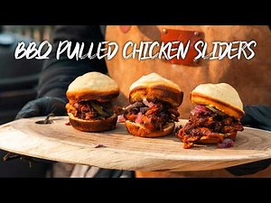 Pulled Chicken Sliders, the tastiest BBQ snack! | Kamado BBQ recipe 🔥