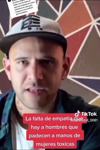 Respuesta a @bufalobill_0081 La falta de empatia que hay a hombres que padecen a manos de mujeres tóxicas#eltemach#valorateatimismo#el_temachinas#quiereteatimismo#el_temach @Michelle Stepania Pa