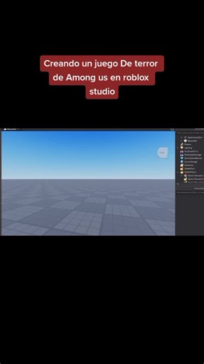 Creando un juego De terror de Among us en Roblox Studio