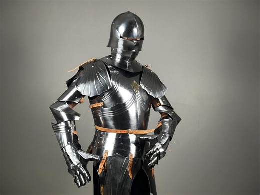 German Gothic Medieval Armor Suit - Half Body Armor Suit - 15th Century Larp Cosplay Armor Suit - Perfect for LARP, Cosplay & Roleplay - Etsy UK