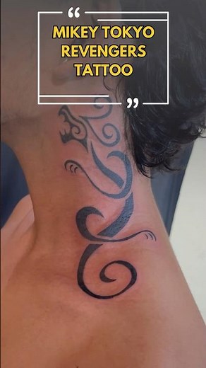 How to make Mikey Tokyo revengers tattoo ?#ytshorts #trendingshorts #trending #tattoo #humanity