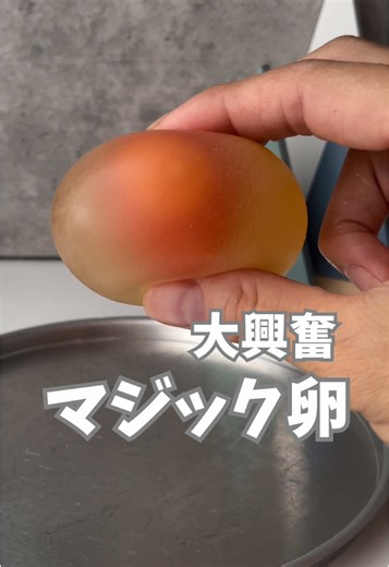お酢で透明な卵を作る実験
