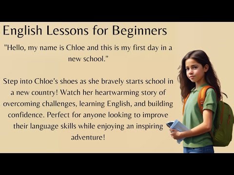Learn English with Chloe: A Fun and Easy Story for Beginners – Building Confidence in School!