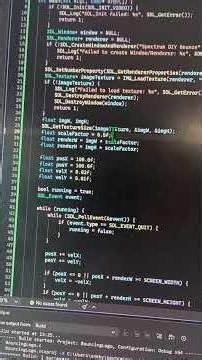 What if we made a bouncing logo using c language 🤔